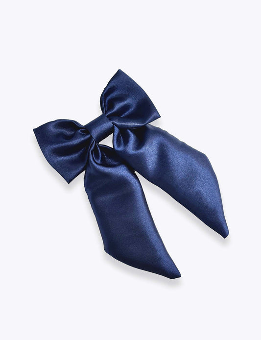 Blue Navy HairBow