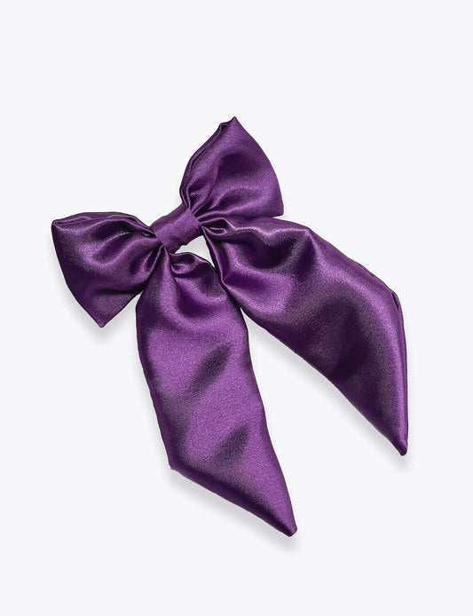 Purple HairBow